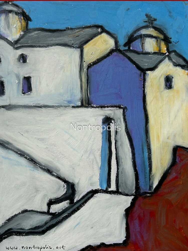 Urban Sketch: Skopolos Island, Greece by Nontropolis