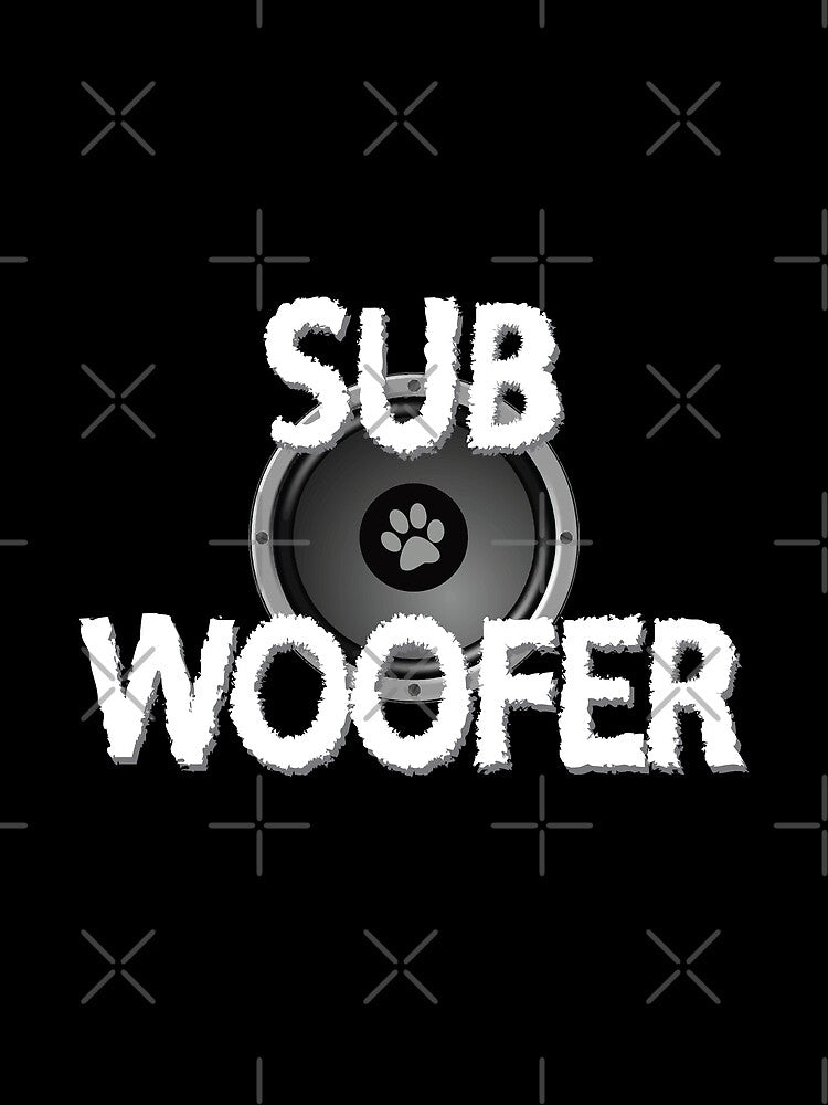 Sub Woofer Speaker Shirt Puppy Play Pup by PupRock