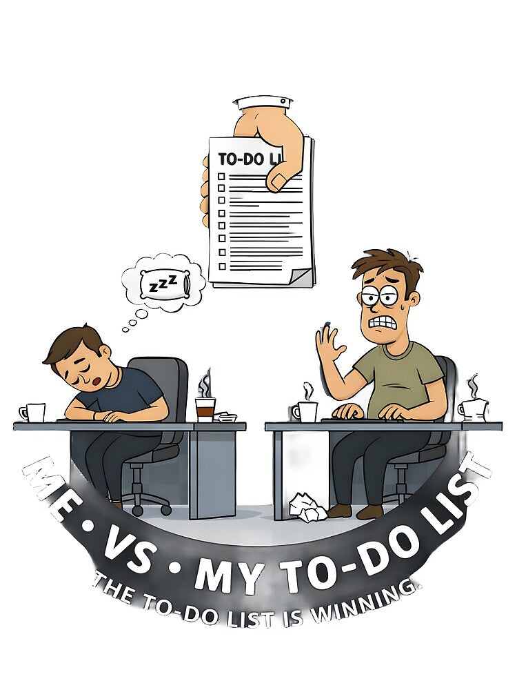 Copie de Office Lunch Pressure – Funny Corporate Work Humor Illustration by ShopyYO