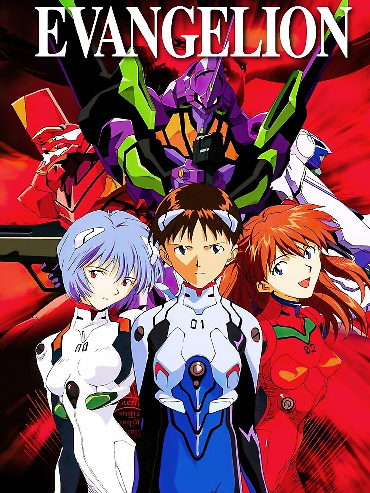 Neon Genesis Evangelion series poster by VostroFantech