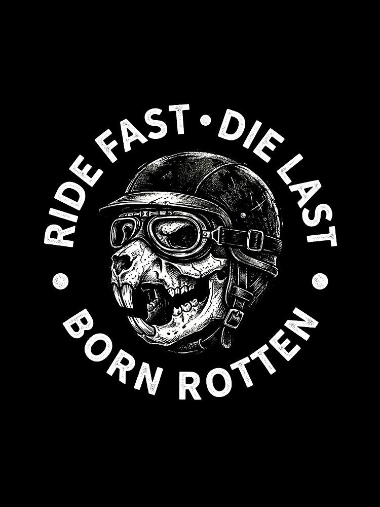 No.4: Beaver Skull- Punk Rock Biker Mascot for Dark Apparel by NO BEAVER NO PUNK