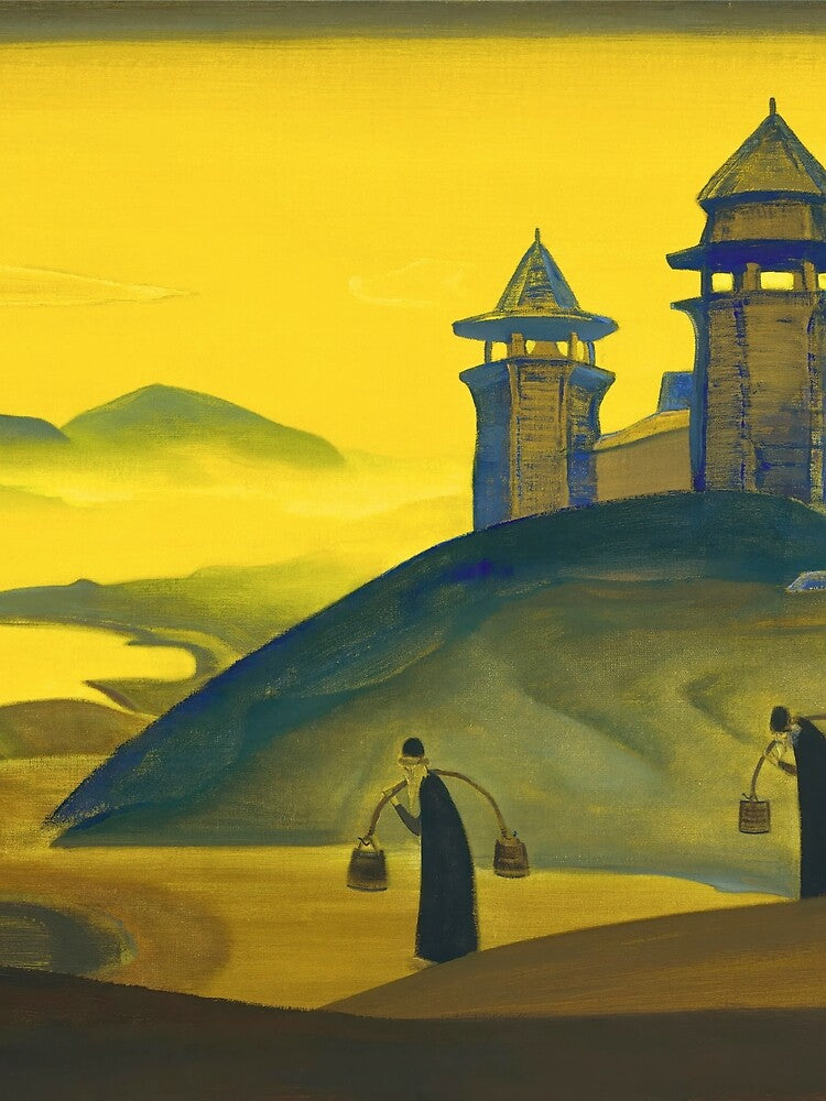 Nicholas Roerich And We Are Trying . From The Sancta Series Abstract by st1art