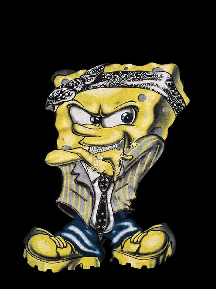 gangster spongebob by eveningsss
