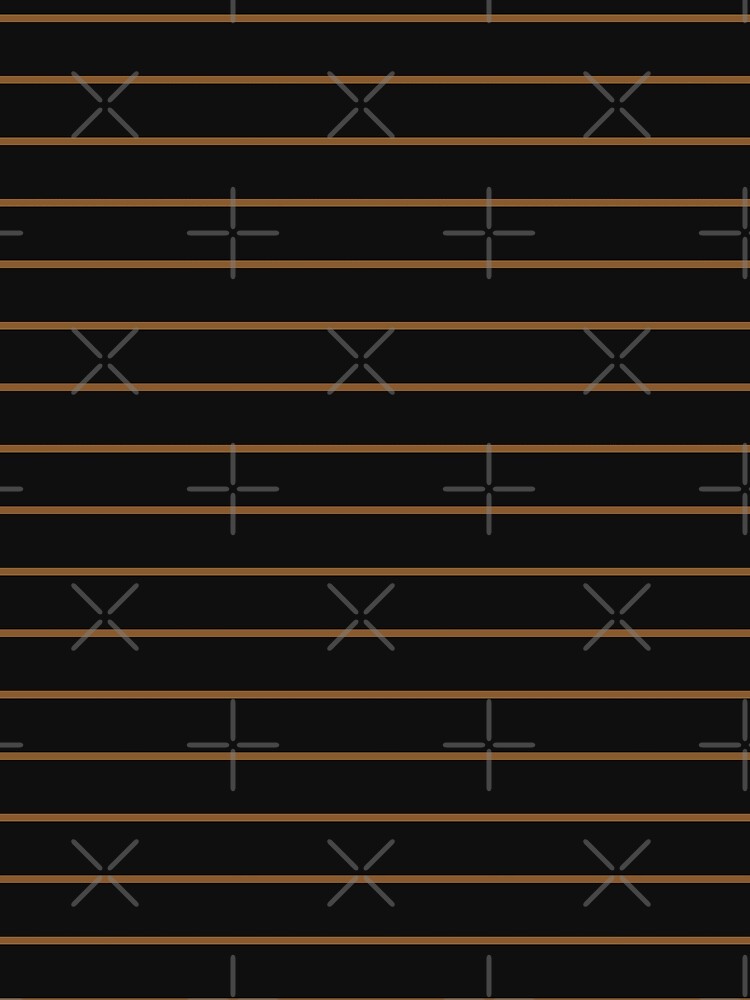 Black And Bronze Horizontal Pinstripes Pattern by pattern-archive