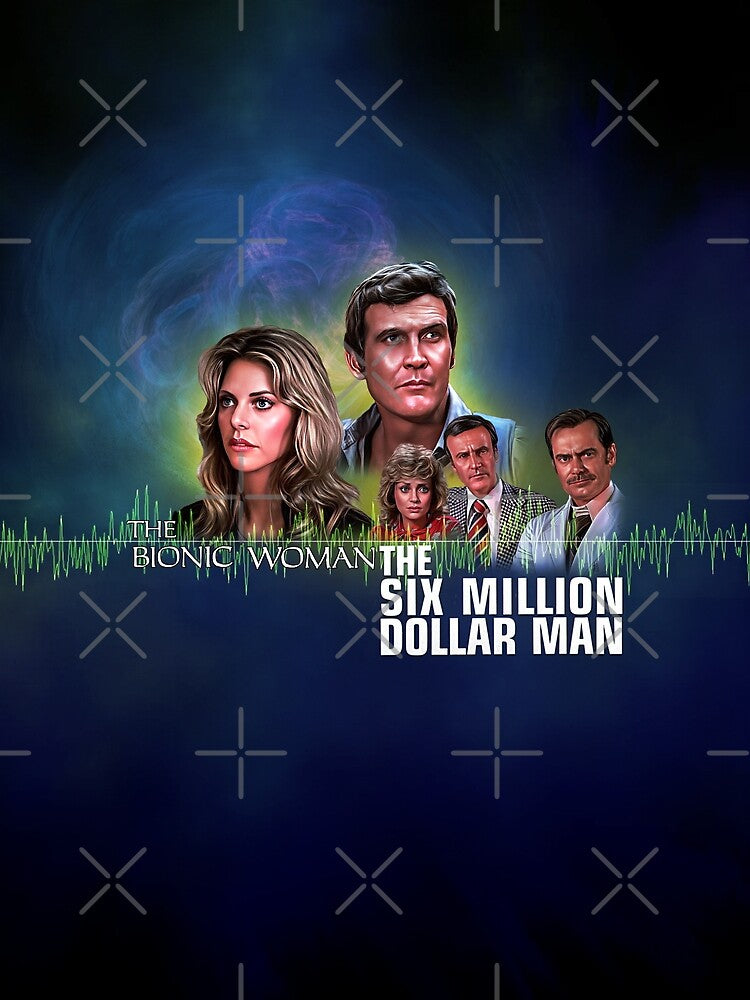 The Six Million Dollar Man and The Bionic Woman + trio by sorellarium13