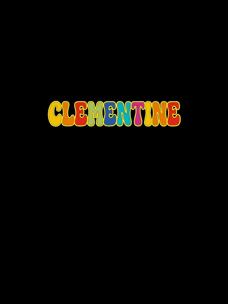 ❤️ Clementine Personalized Name Wavy Retro Shirt, Coffee Mug, Sticker Gift by HelixPedia