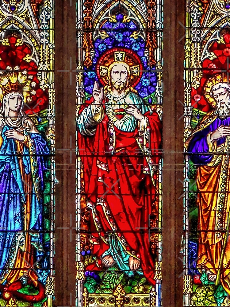 Stained Glass Window at Sacred Heart Cathedral by Steven Jodoin