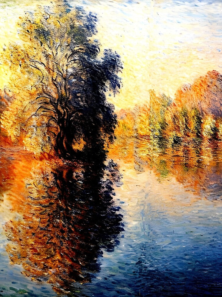 Morning Landscape at Giverny: Impression of Rural Light by artdesignsnow