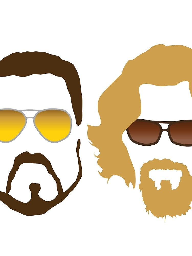 The Dude and Walter by LemonRindDesign