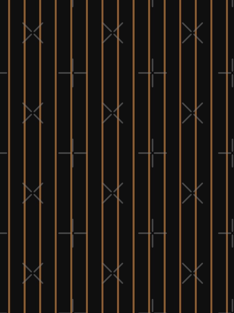 Pinstriped Black And Bronze Pattern by pattern-archive