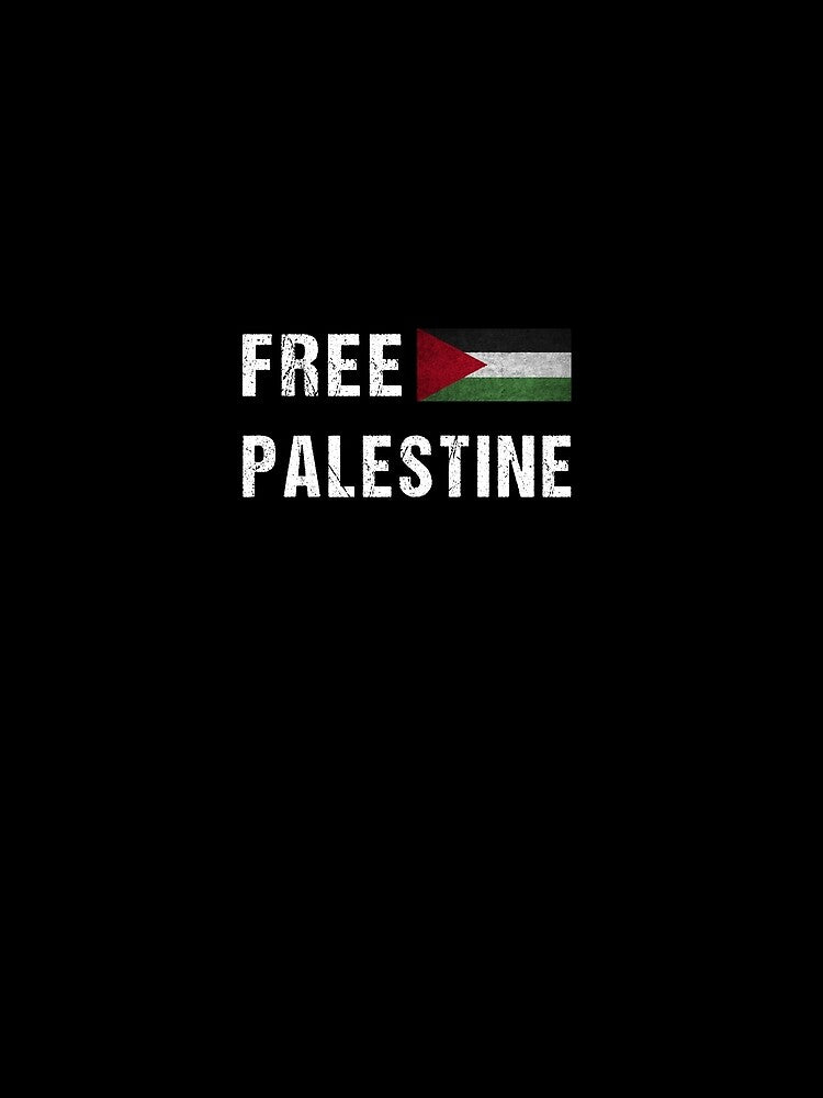 Free Palestine with Palestinian Flag by Blue-Cat-Eye