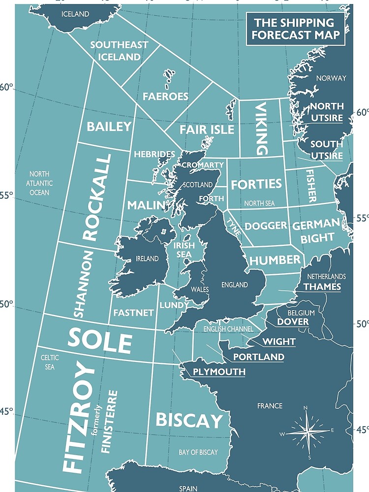 Shipping Forecast Regions by CanterburyArt