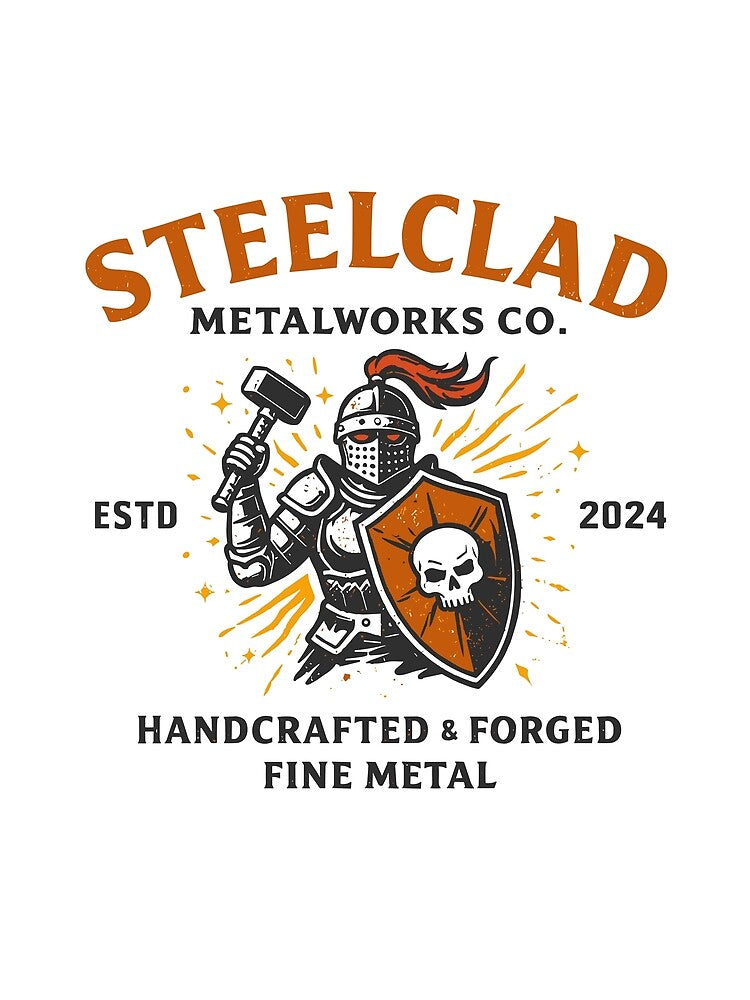 Steelclad Metalworks Co. T-Shirt by Matinez Pink
