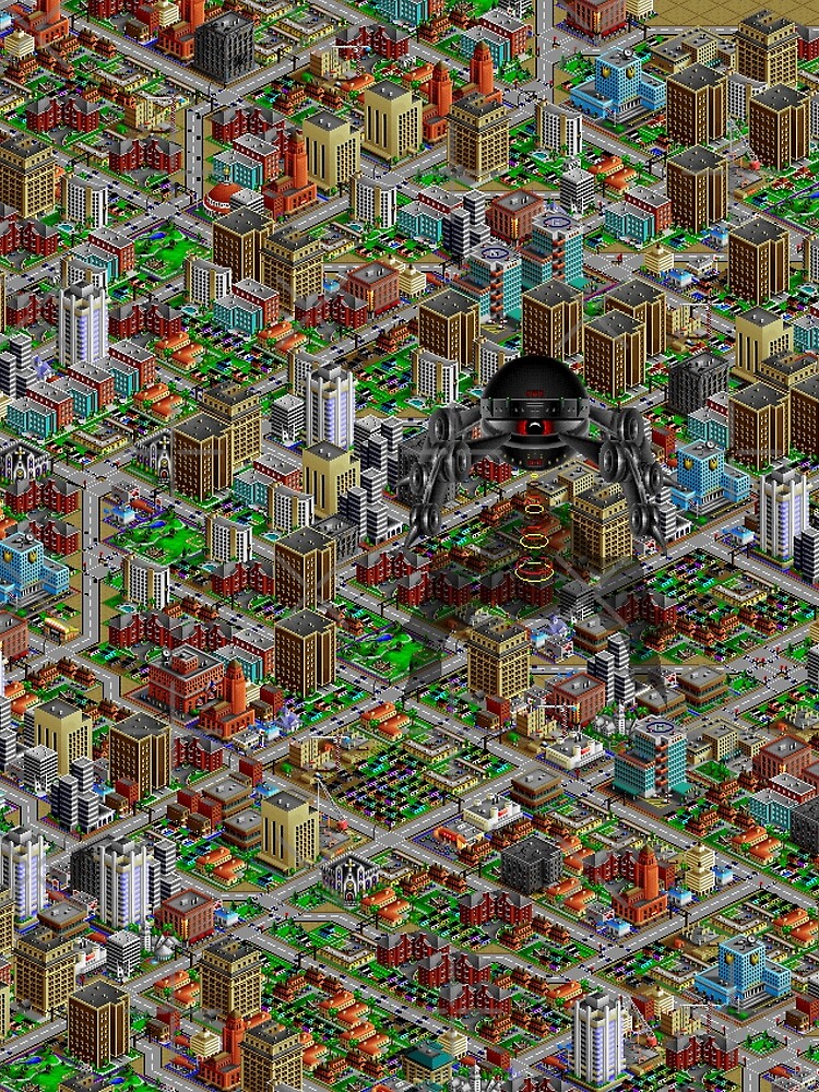 SimCity 2000 No logo Sim City Zoom - HD (High Contrast) by hangman3d
