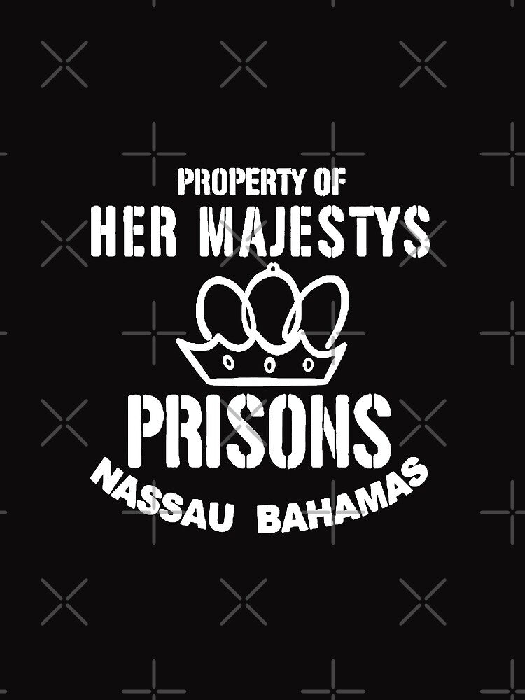 Property of Her Majestys Prisons Nassau Bahamas, John Lennon sixties Beatle fans by Kludoman