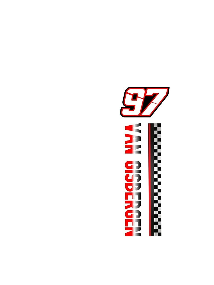 Shane Van Gisbergen Name Stripe by TracksideTeesShop