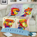 gorillaz band Fleece Throw Blanket