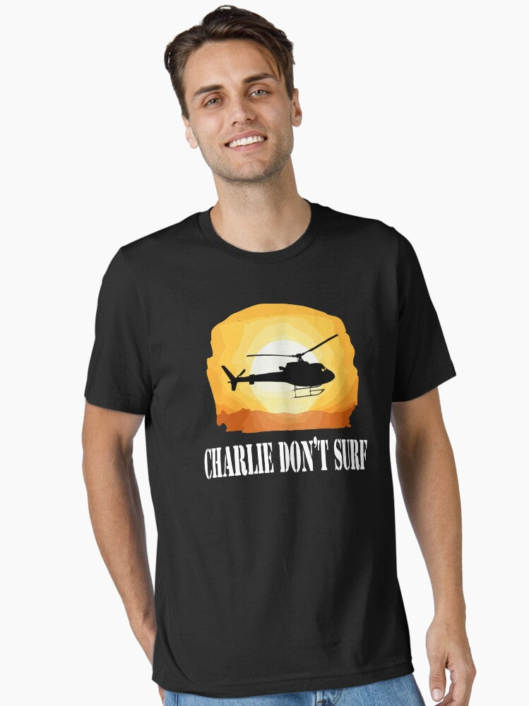 Apocalypse Now Quote – Charlie Don’t Surf Essential T-Shirt