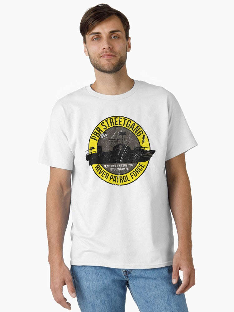 PBR STREETGANG / RIVER PATROL FORCE Classic T-Shirt