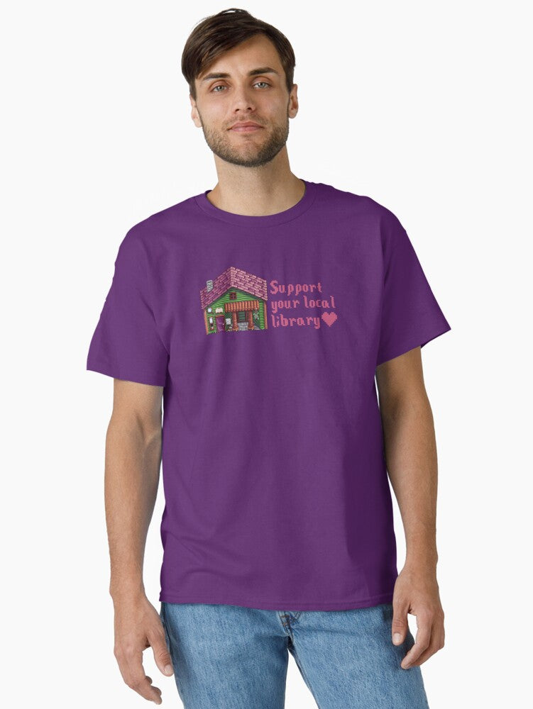 Stardew Valley: Support your local library Classic T-Shirt