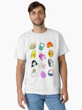 Adventure Time Cute Faces Classic T-Shirt