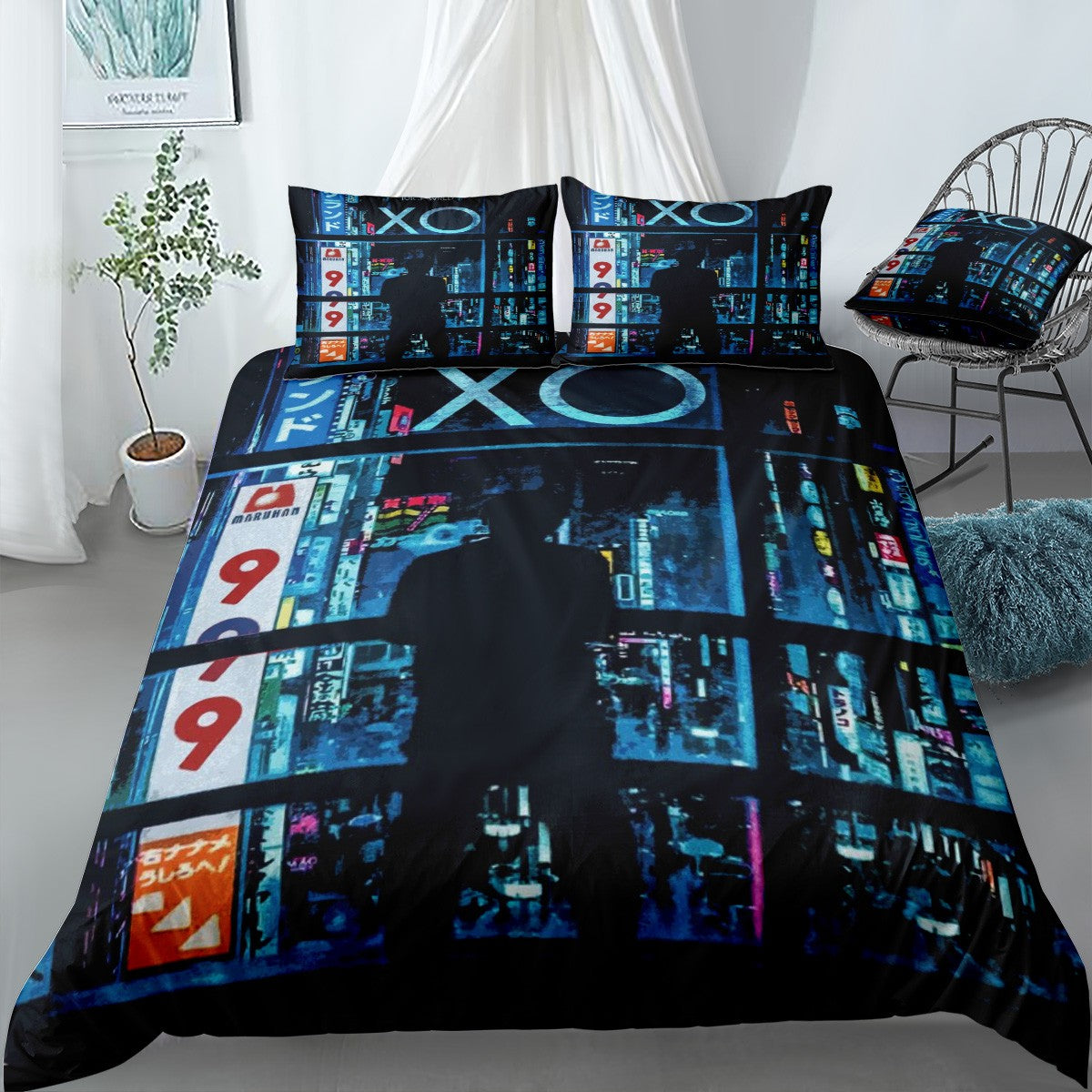 juice world 999 Bedding Set (Duvet Cover & Pillow Shams)