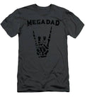 Megadad Rock Heavy Metal Guitar Dad Tshirt T-Shirt