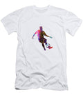Mens Football Man Passing Ball Quote Art Design In T-Shirt