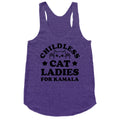 Childless Cat Ladies for Kamala Racerback Tank