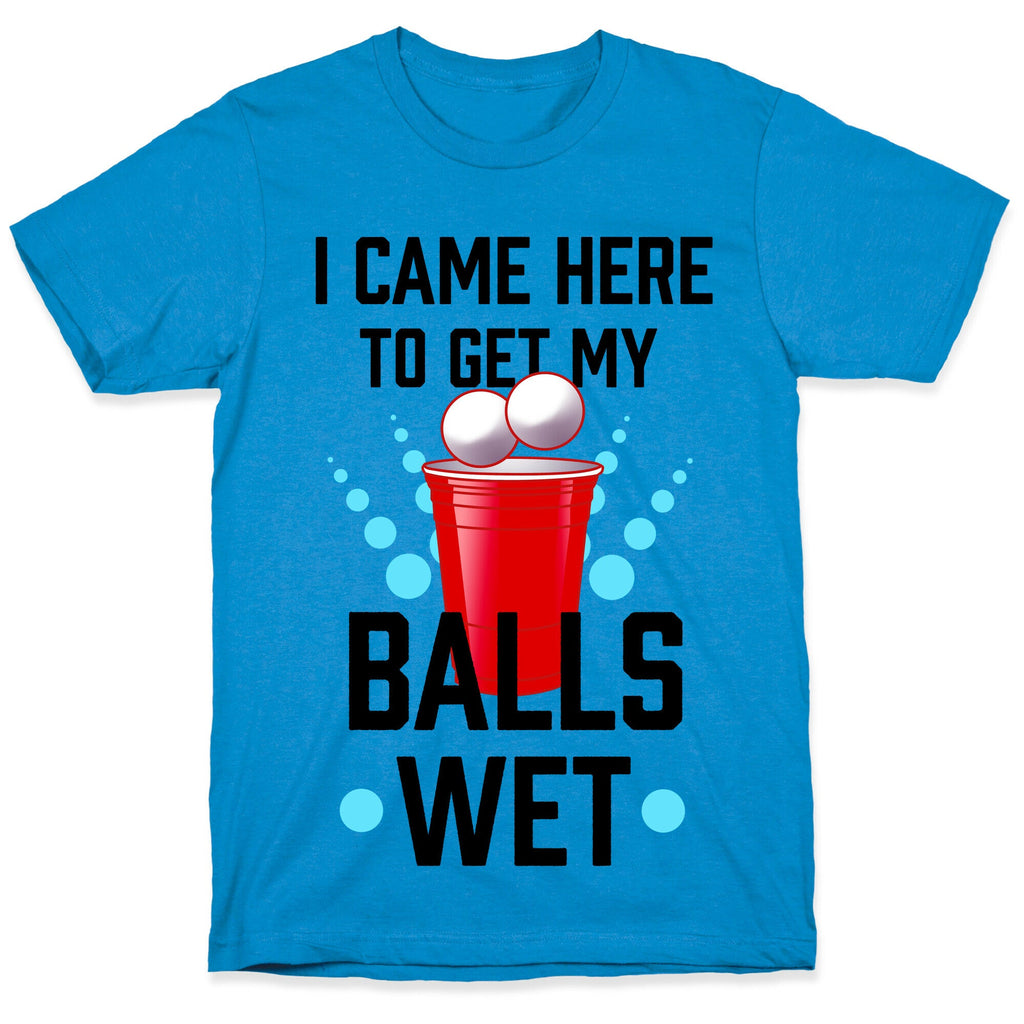 I Came Here to Get My Balls Wet T-Shirt