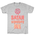 Satan Worships Me T-Shirt