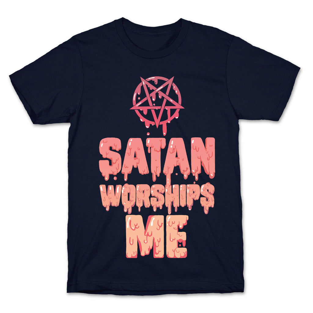Satan Worships Me T-Shirt