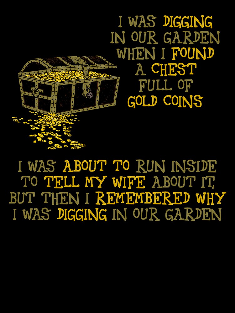 I was digging in our garden when I found (dark humour) by SolidEarthArt