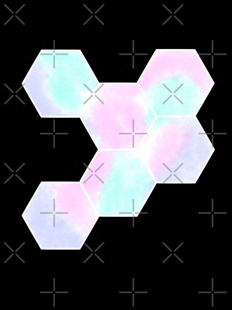 Honeycomb - Indigo/Pink/Cyan by TheeForestFox Shop