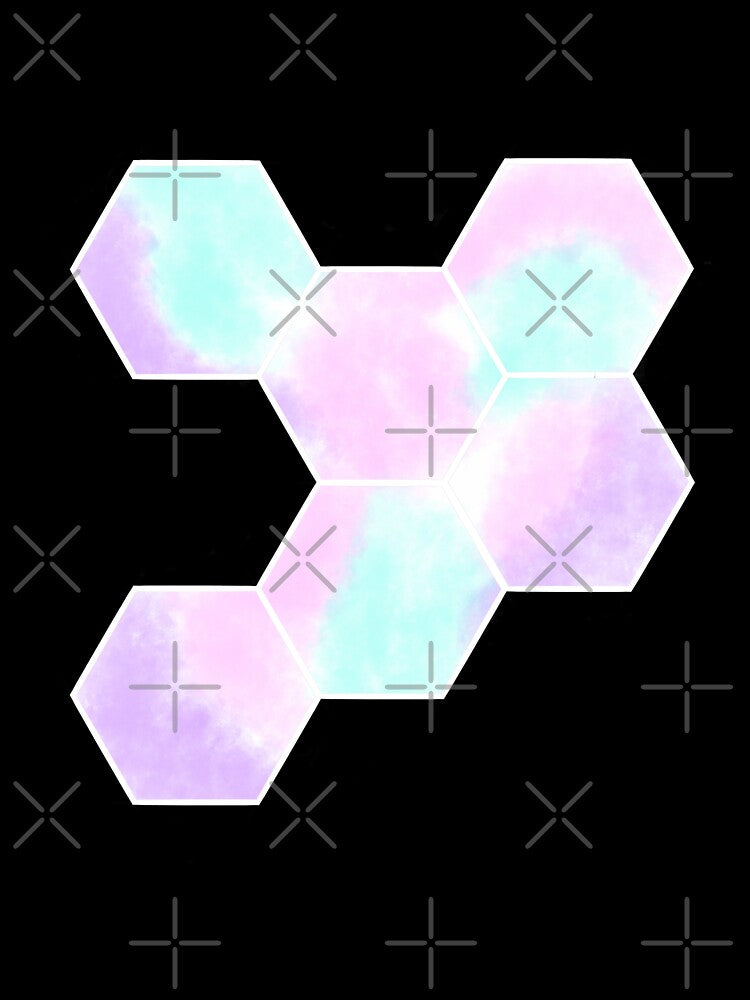 Honeycomb - Purple/Pink/Cyan by TheeForestFox Shop