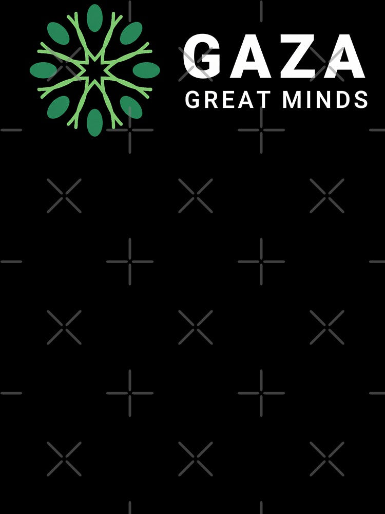 Gaza Great Minds Logo (3x1) White Text by Gaza Great Minds