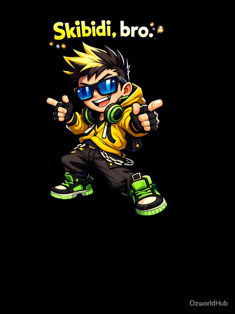 Custom T-Shirt - Skibidi Bro by OzworldHub