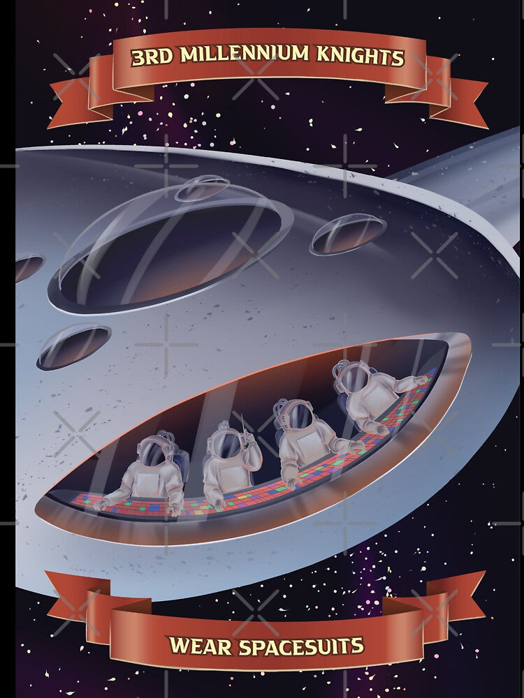 3rd millennium knights wear spacesuits by MoravaDesign