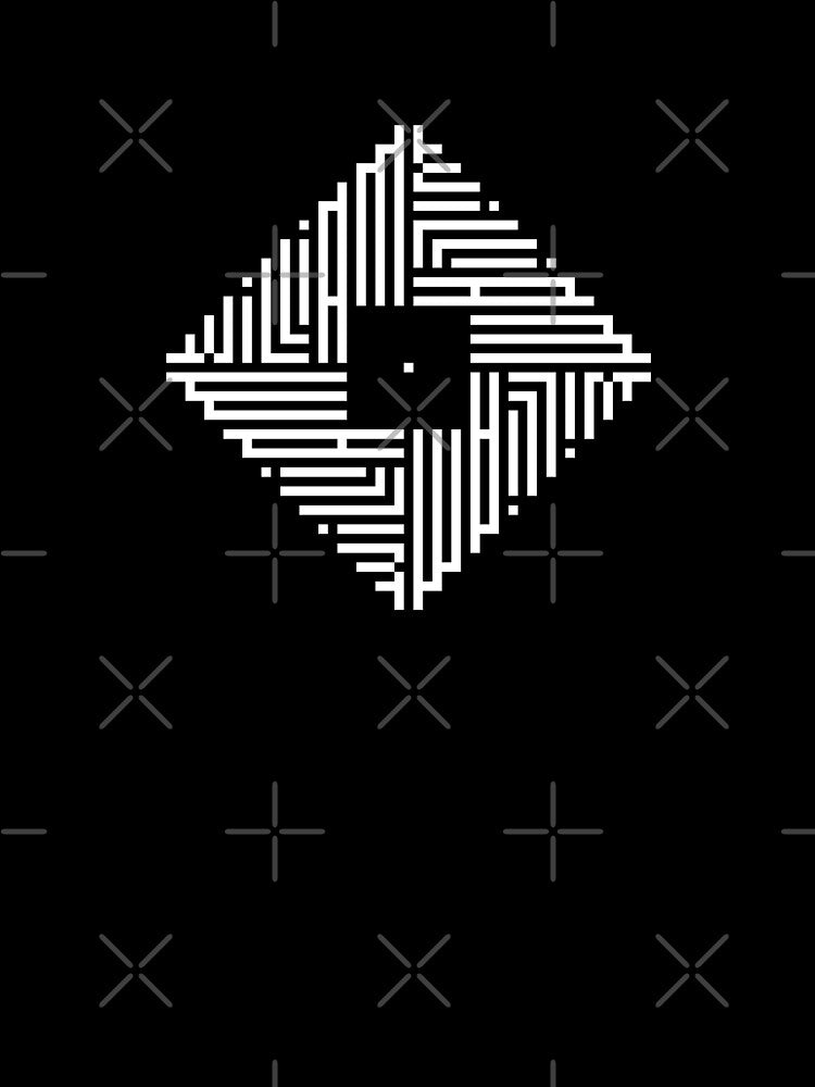 WILLIAM | White  | Modern Geometric Kufi Calligraphy | From Name to Art by FOR YOUR NAME