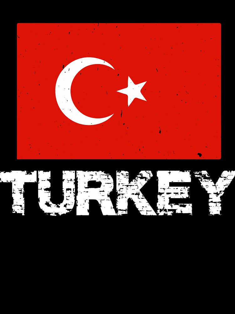Turkey Flag T-Shirt for Men and Women by AllStarMerch