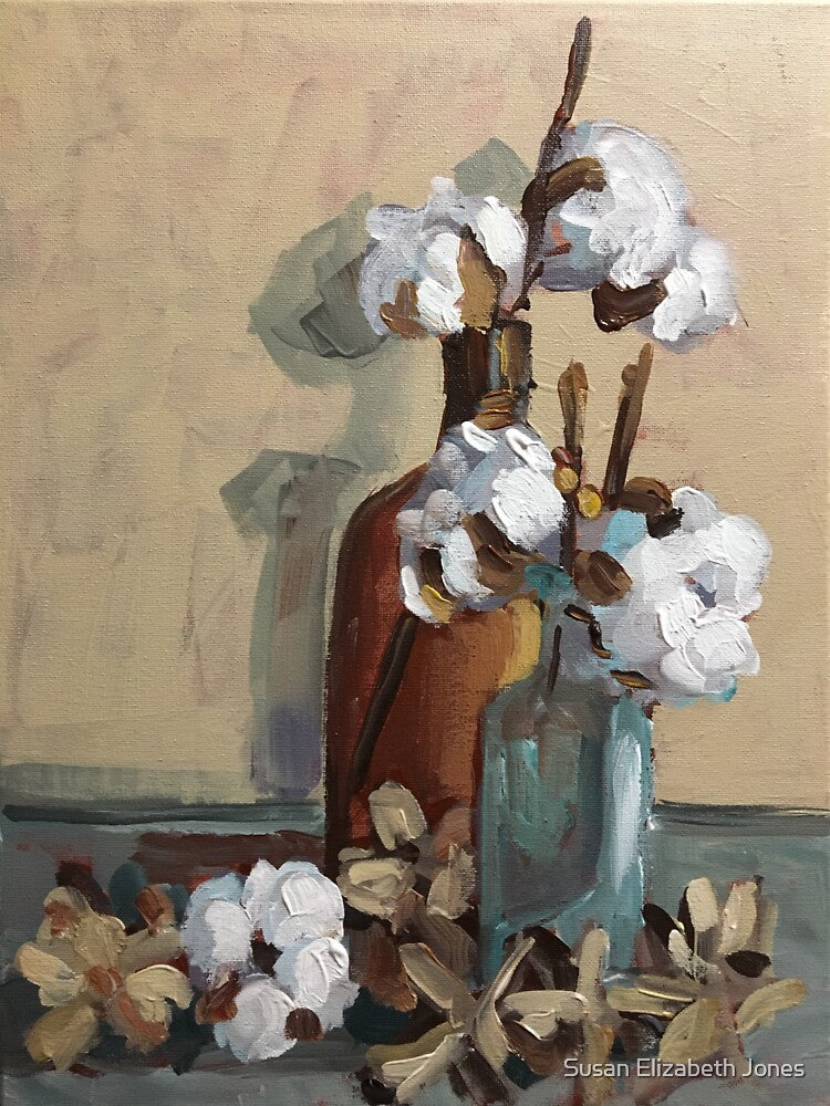 Cotton Bouquet by Susan Elizabeth Jones Art