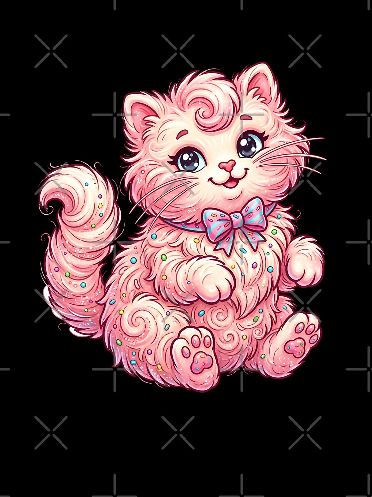 Sweet Cotton Candy Kitten by Museum Of Non-Existing Art