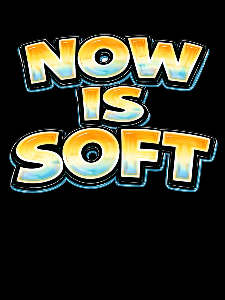 Now Is Soft – hand drawn childlike typography by Mac Sketches