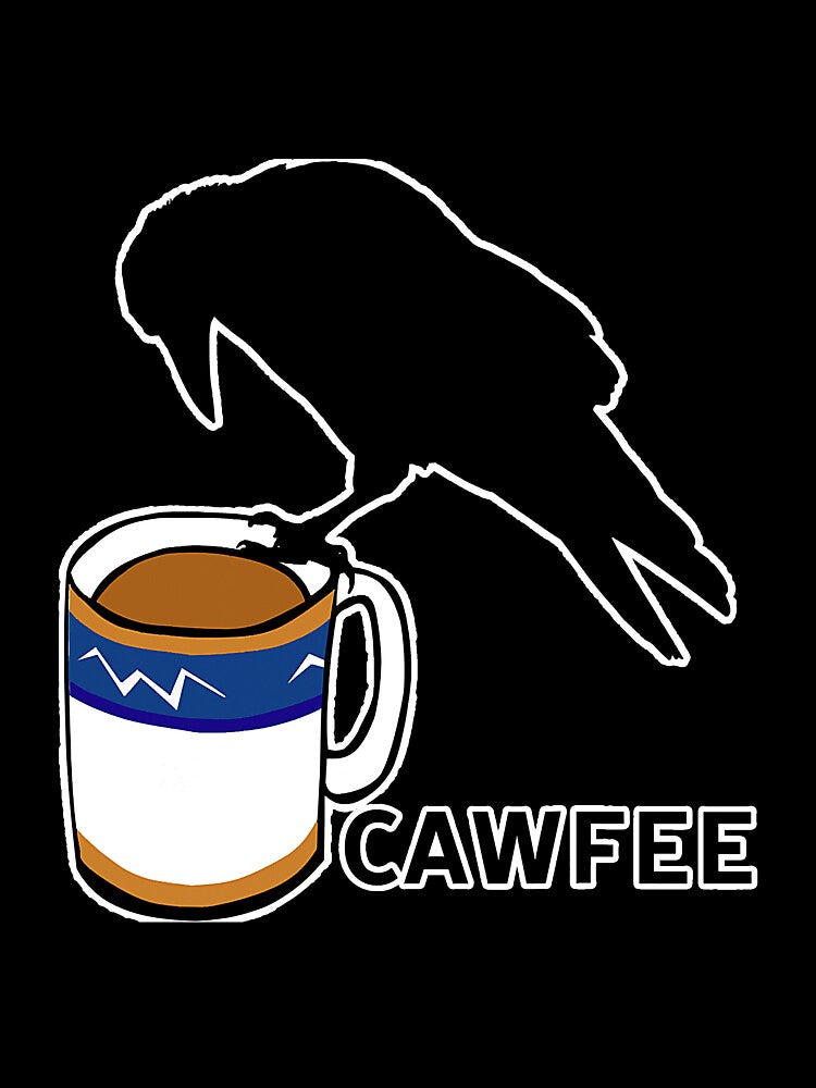 Crow Coffee Crows Ornithology Novelty by unassertive19