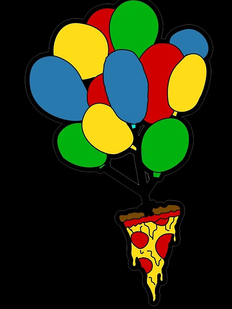Floating Pizza meme, Floating Pizza stickers, Floating Pizza shirt For Mom Dad Kids by yota habi
