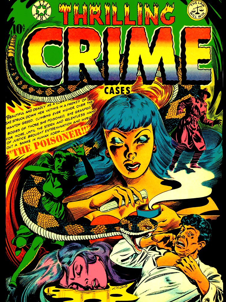 Thrilling Crime Cases Comic Cover for Dark Clothing by woodycompton
