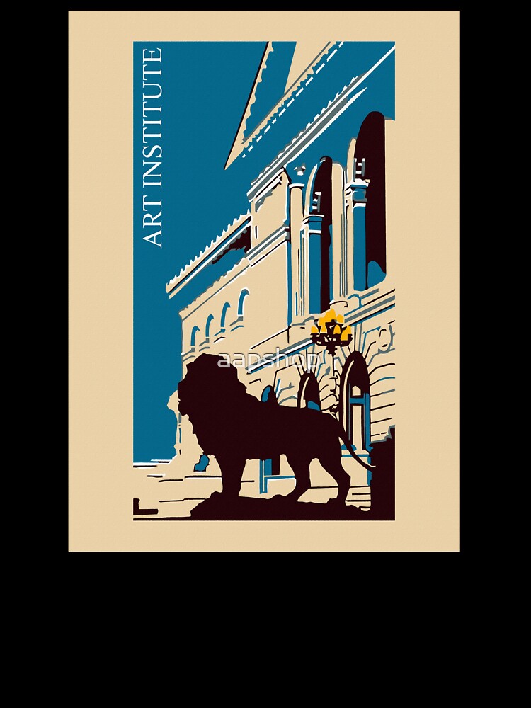 Art institute Chicago retro by aapshop