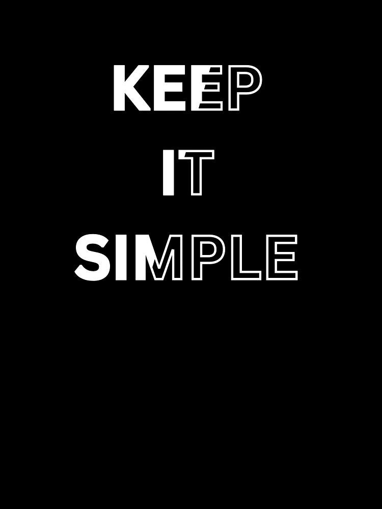keep it simple,simple design, less cringe,clean by Bekado