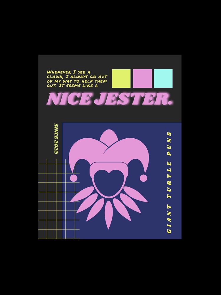 Medieval jester Pun t-shirt humor Renaissance Festival by GiantTurtle
