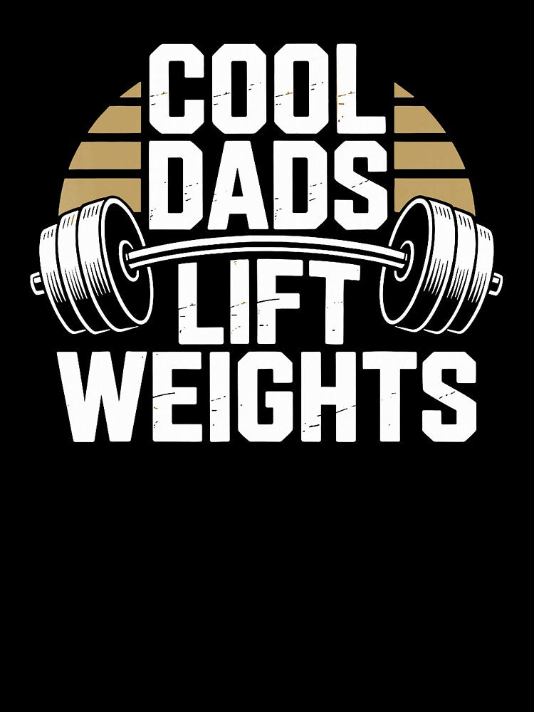 Cool Dads Lift Weights Funny Gym Humor by eliramaison